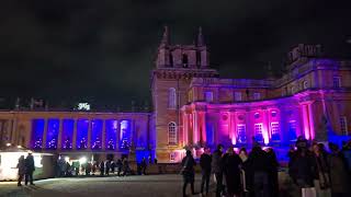 Christmas at Blenheim Palace 2024  The Palace all lit up to music [upl. by Priscella]