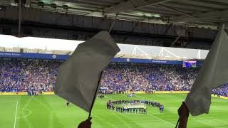 Leicester City win Premier League Bocelli sings Nessun Dorma View from the stands [upl. by Anivla]