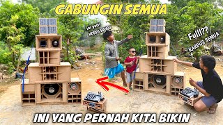 Gabungin sound kardus yang pernah dibikin‼️JADI BEGINI SUARANYA🔥 Ceksound miniatur sound system [upl. by Bowe]