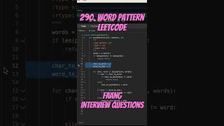 Leetcode 290  Word Pattern [upl. by Aekin]