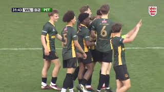 Highlights  Wilmslow High School v St Peters Catholic High School Arnold Clark Schools Cup 2024 [upl. by Lledo]