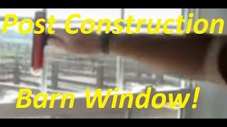 Perry Window Cleaning amp Gutters Springfield Ohio quotPost Construction Barn Window Cleaningquot Dayton [upl. by Haerle851]