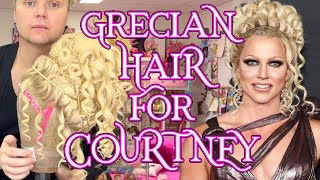 A Grecian Hair Do for Courtney for the AACTA Awards [upl. by Harlamert277]