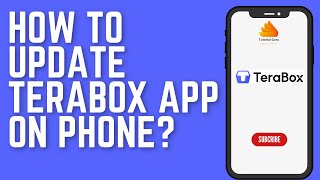 How to Update Terabox App on Phone [upl. by Hoffert]