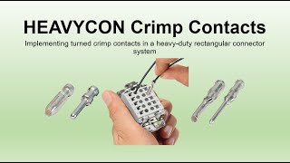 HEAVYCON Crimp Contact Instructional Video [upl. by Ole480]