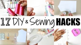 17 DIY amp Sewing Hacks  Tips [upl. by Aivle]