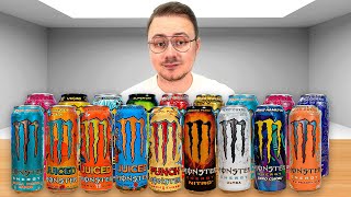 Wypiliśmy WSZYSTKIE MONSTERKI Monster Energy [upl. by Kenta]