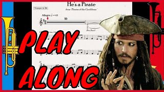 Pirates of The Caribbean Theme Easy Accompaniment Play along Backing track [upl. by Kristen]