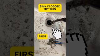 Sink Clogged plumbing [upl. by Garges]