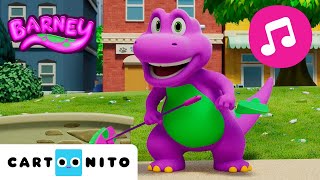 🎶 On nettoie on nettoie  🎶 Clip musical animé  Le Monde de Barney  CartoonitoFrance [upl. by Aerdna]