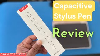 Capacitive Stylus Pen Review and Demo [upl. by Blanding]