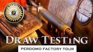 DRAW TESTING CIGARS with Nick Perdomo • PERDOMO Factory Tour [upl. by Marino]