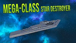 MEGACLASS STAR DESTROYER  STAR WARS  Space Engineers [upl. by Yrome]