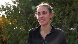 Elated Martha MacDonald on OFSAA XC senior girls 5K victory [upl. by Kalin]