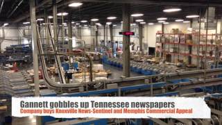 Gannett buys all but 1 of Tennessees major newspapers [upl. by Waldner]