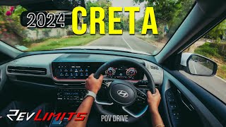 2024 Hyundai CRETA SX O iVT  POV Test Drive 129  RevLimits [upl. by Hannibal]