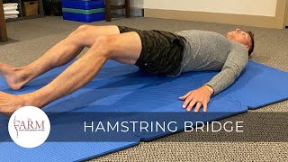 Hamstring Bridge Progressions [upl. by Cire682]