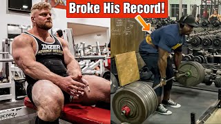 Heaviest Deadlift Ever Done by an IFBB Pro record [upl. by Refinaj]