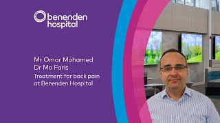 Benenden Hospital webinar treatment for back pain [upl. by Radman213]