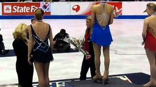 Ladies Medal Ceremony  2009 Skate America [upl. by Etep]