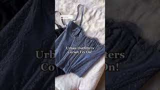 Urban Outfitters Corset Try On shorts fashion styleinspo [upl. by Kaycee]