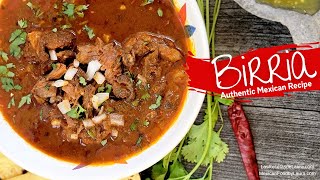 Authentic Mexican Birria Recipe [upl. by Hutchison]