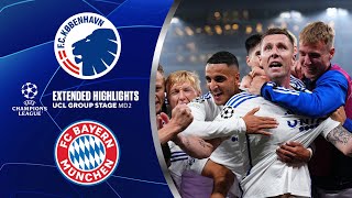 Copenhagen vs Bayern Extended Highlights  UCL Group Stage MD 2  CBS Sports Golazo [upl. by Leontyne]