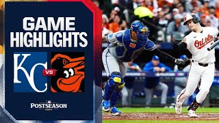 Royals vs Orioles AL Wild Card Game 1 Highlights 10124  MLB Highlights [upl. by Evander]