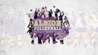 Albion College volleyball home triangular [upl. by Ahsiryt739]