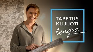 Tapetus klijuoti lengva [upl. by Elyag482]