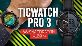 Ticwatch Pro 3 Review Wear OS Finally Works [upl. by Clippard262]