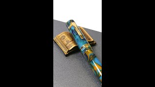 The Latest Pen Chalet EXCLUSIVE Gioia Alleria Peacock Fountain Pen [upl. by Rosen]