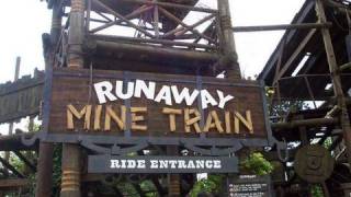 The Runaway Mine Train POV Alton Towers Staffordshire England UK [upl. by Ahsekar354]