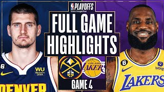 1 NUGGETS at 7 LAKERS  FULL GAME 4 HIGHLIGHTS  May 22 2023 [upl. by Aziza510]