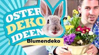 DIY Osterdeko im Guglhupf  Tischdeko [upl. by Aisila102]