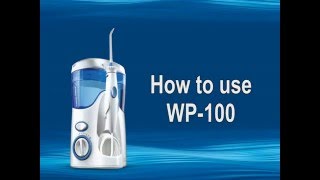 Short Video On How To Use The Waterpik WP100 Ultra Water Flosser [upl. by Barb]