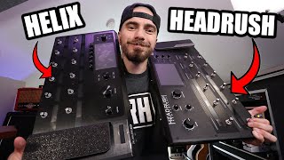 LINE 6 HELIX VS HEADRUSH PEDALBOARD WHICH SHOULD YOU BUY [upl. by Natale87]