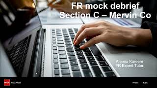 FR PreDec 2024 Mock Debrief  Sec C CR1 [upl. by Jolanta259]