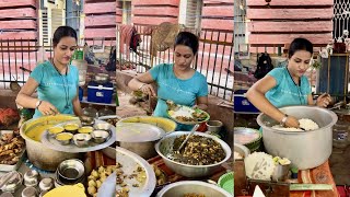 Kolkata Viral Girl NANDINI DIDI Serving Homely Lunch  Nandini Hotel Kolkata  Indian Street Food [upl. by Necyrb]