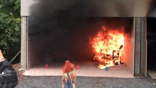 Flashover with accelerant  National Fire Academy  Cause amp Origin [upl. by Naenaj652]