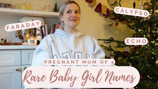 VERY RARE BABY GIRL NAMES 2024 indie boho pretty unique baby names I love amp might use 💕👧 [upl. by Darbie]