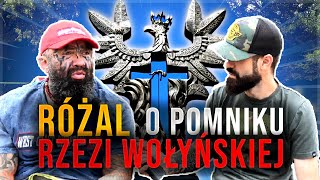 RÓŻAL O POMNIKU RZEZI WOŁYŃSKIEJ  Ceremonia odsłonięcia pomnika w Domostawie [upl. by Banyaz125]