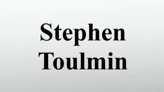 Stephen Toulmin [upl. by Pepito]