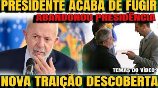 2 Urgente PRESIDENTE PRECISOU FUGIR DO PAÍS ACABA DE ACONTECER HOJE Traição do PT ao MERCADO [upl. by Nived]