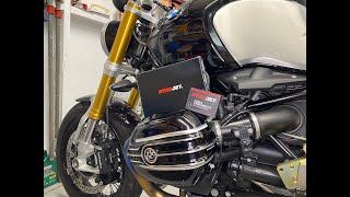 Dynojet Power Commander V on a 2014 BMW R nineT [upl. by Ahker]