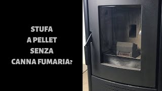 Stufa a PELLET senza canna fumaria Esiste [upl. by Avah553]