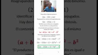 Binomios conjugados 02 parte 06 algebra maths algebraticos matematicasfaciles [upl. by Bendix]