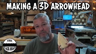 Making a 3D arrowhead [upl. by Deanna]