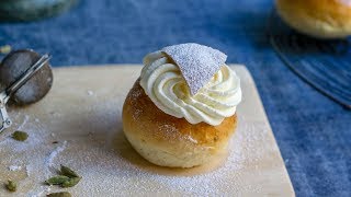 Semlor  Swedish Lenten buns [upl. by Lancelle]