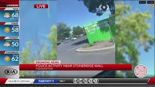 Shots fired near Stoneridge Mall in Pleasanton [upl. by Ardnasyl]